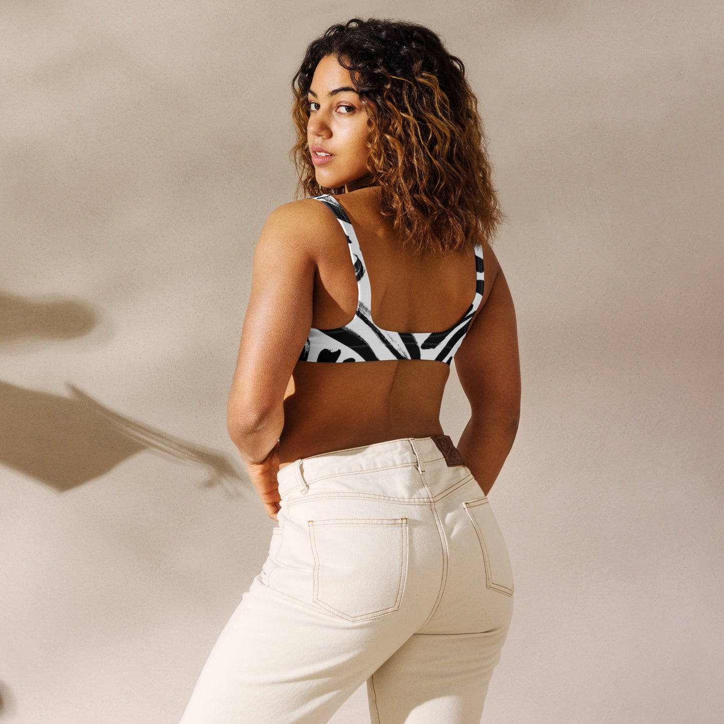 B&W Padded Bikini Top